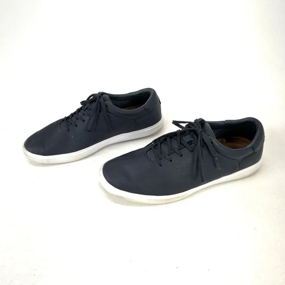 Cuater Travis Mathew Phenom Blue Leather Shoes Mens Size 10.5  4MT090 Spikeless